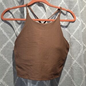 Old Navy Tan Halter Tank Top